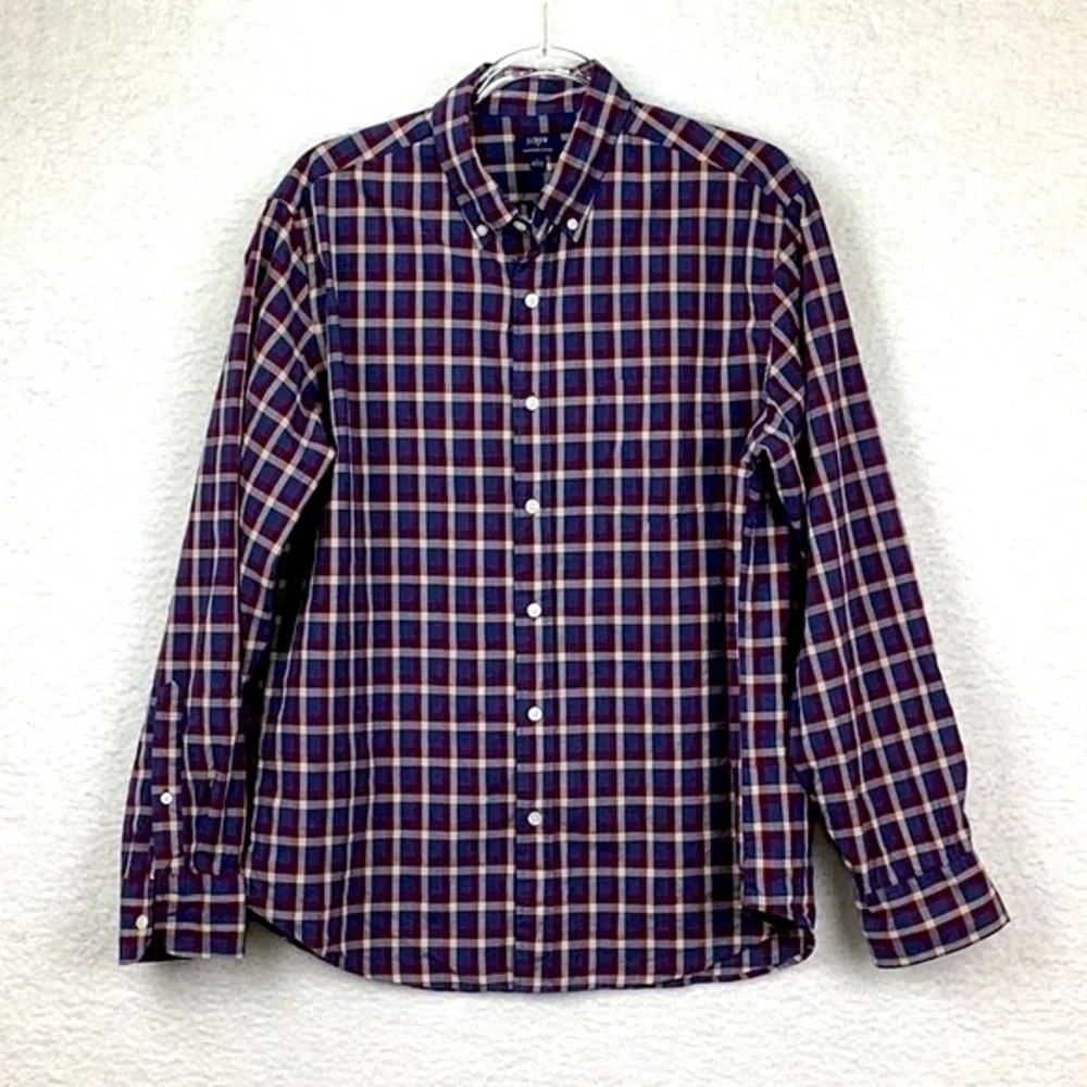 J. Crew Mens Size Large Button Up Shirt.